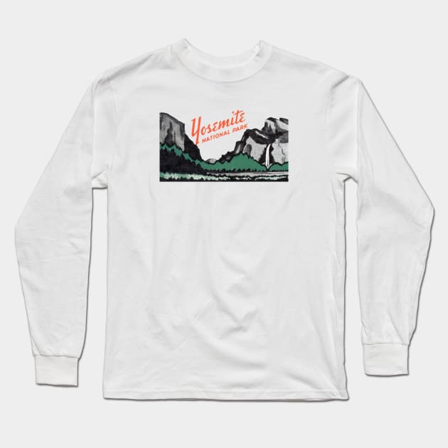 1940 Yosemite National Park Long Sleeve T-Shirt by historicimage